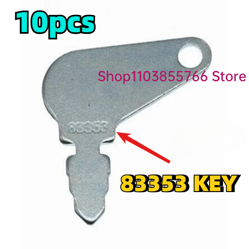 Heavy Equipment Construction - 10PCS 83353 Keys For Kubota Construction