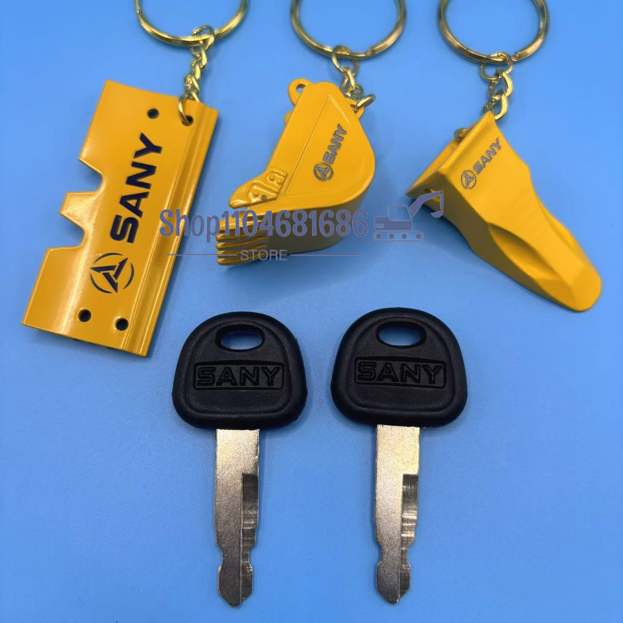 Heavy Equipment Key Ring - For Sany SY55 60 75 115