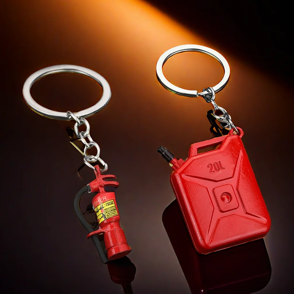 Heavy Equipment Key Ring - Classic Oil Drum Key Chains Creative
