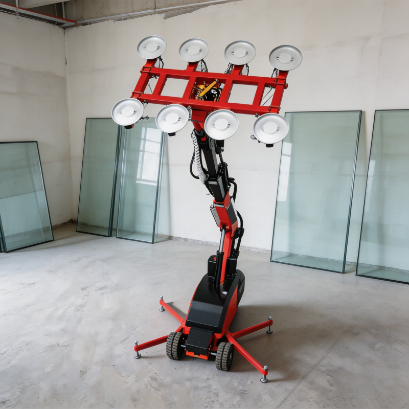 Heavy Equipment Sales - 600kg Heavy Duty Vacuum Glass Sucker