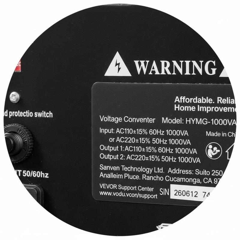 Power Voltage Changer 1000VA F - Heavy Equipment Kitchen recension och pris