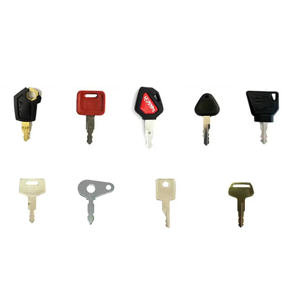 9PCS Master Plant Key Set Exca - Heavy Equipment Key Ring recension och pris