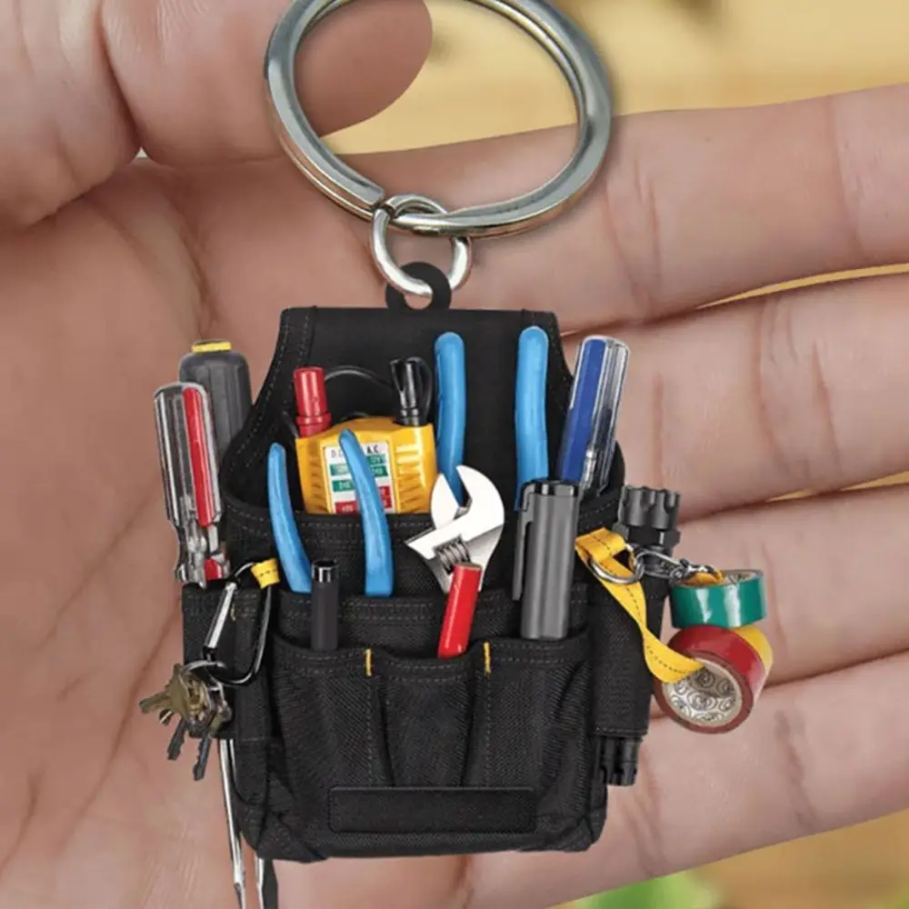 50PCS Acrylic Keychain Unique  - Heavy Equipment Key Ring recension och pris