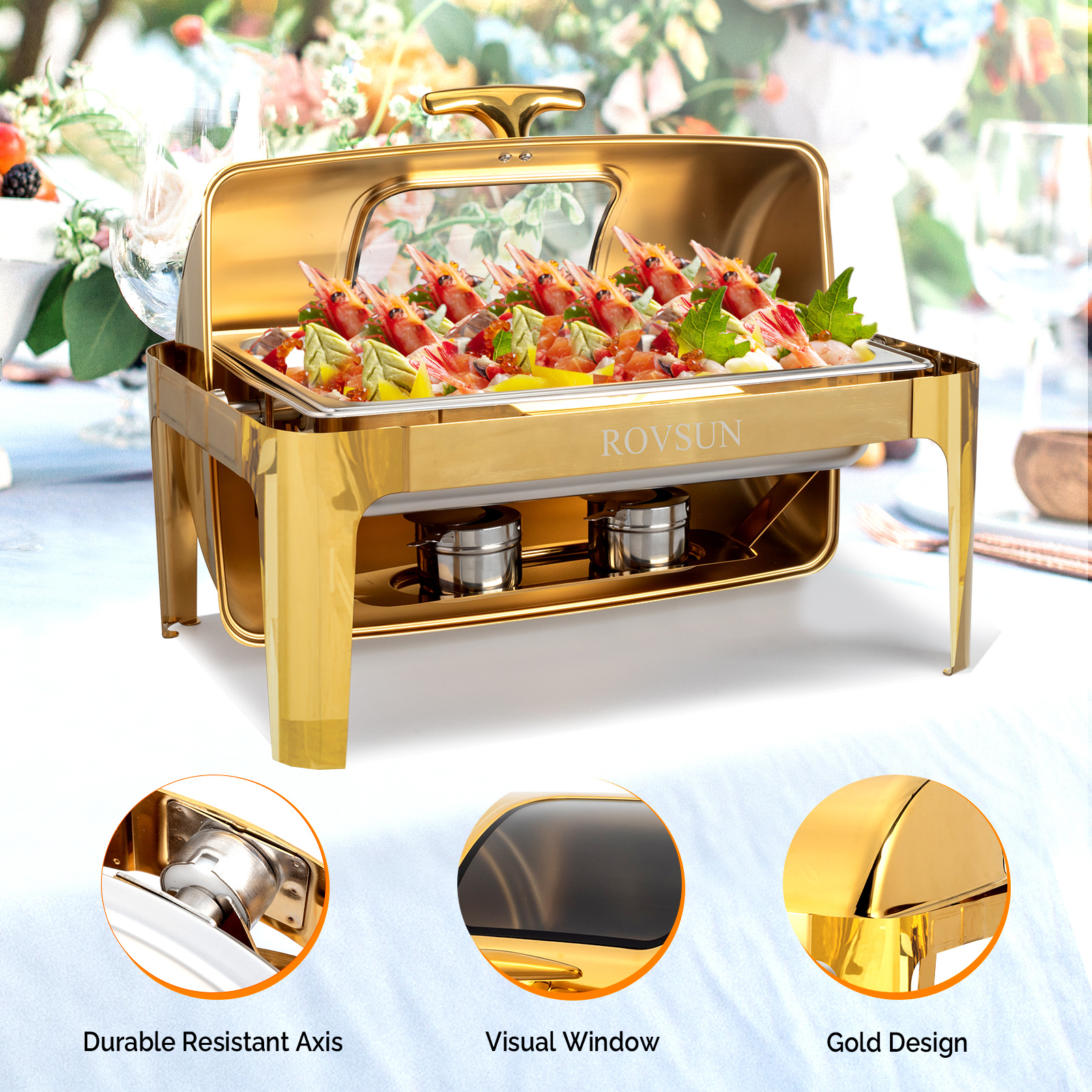 MEFFIR 9QT Commercial Gold Rol - Heavy Equipment Kitchen recension och pris