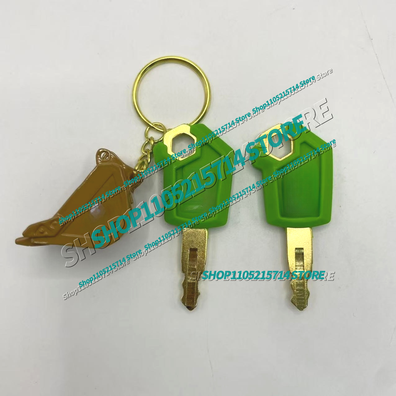 2pcs 5P8500 Key for Excavator  - Heavy Equipment Key Ring recension och pris