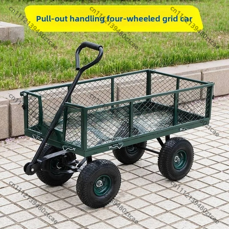Durable Towed Flatbed Transpor - Heavy Equipment Hauling recension och pris