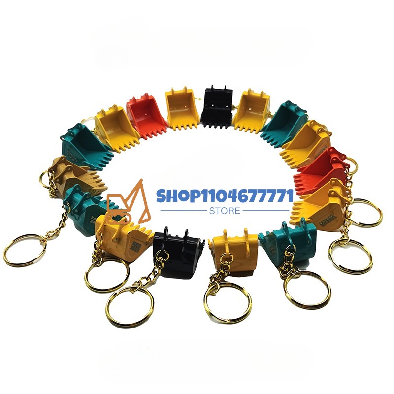 With Bucket Key Chain for Kobe - Heavy Equipment Key Ring recension och pris