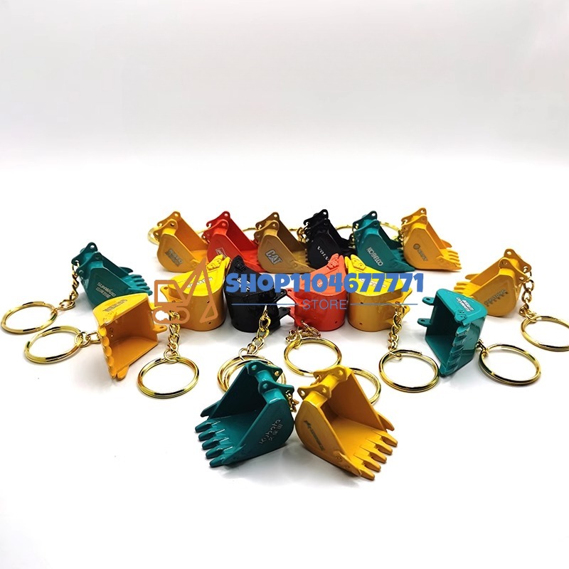 With Bucket Key Chain for Kobe - Heavy Equipment Key Ring recension och pris