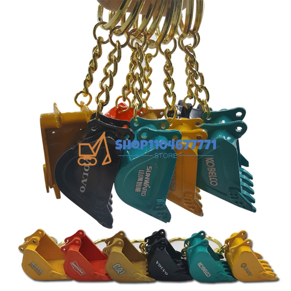 With Bucket Key Chain for Kobe - Heavy Equipment Key Ring recension och pris