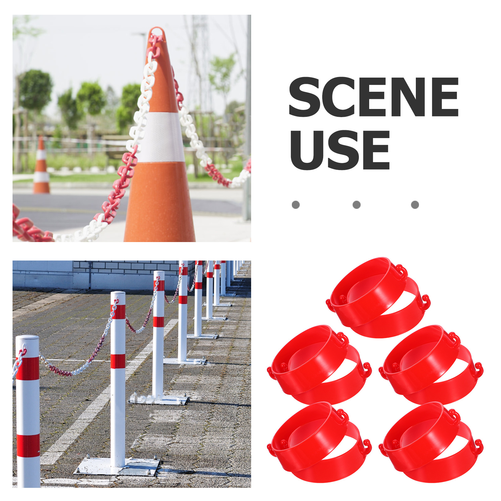 10Pcs Traffic Cone Chain Conne - Road Traffic Cone recension och pris