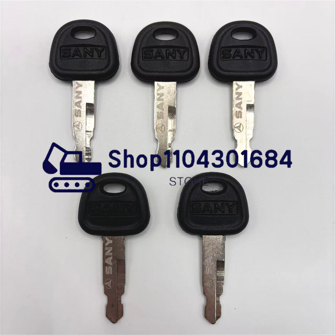 1/3/5pcs Ignition Key Sany Exc - Heavy Equipment Key Ring recension och pris