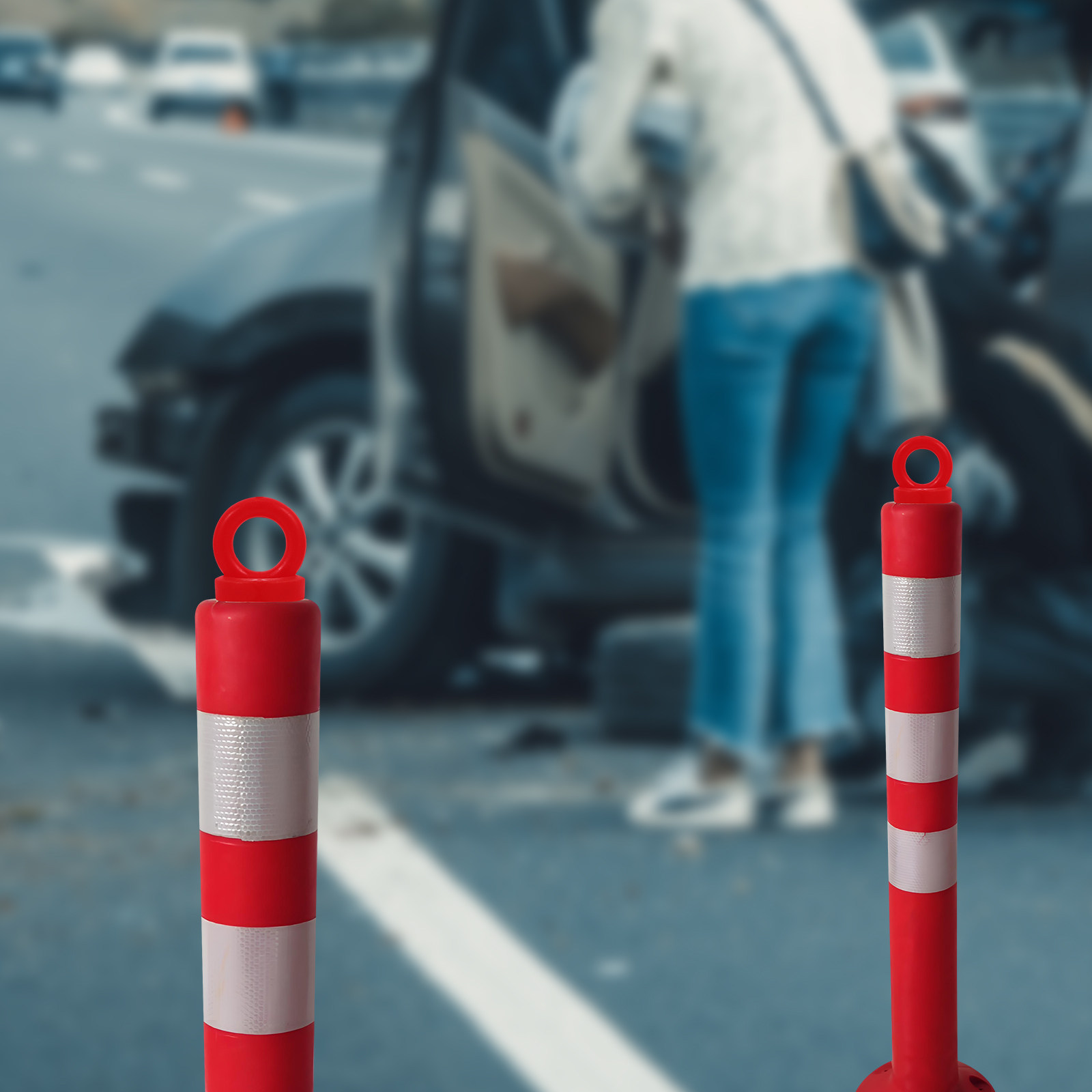 4Pcs Traffic Safety Cone Warni - Road Traffic Cone recension och pris
