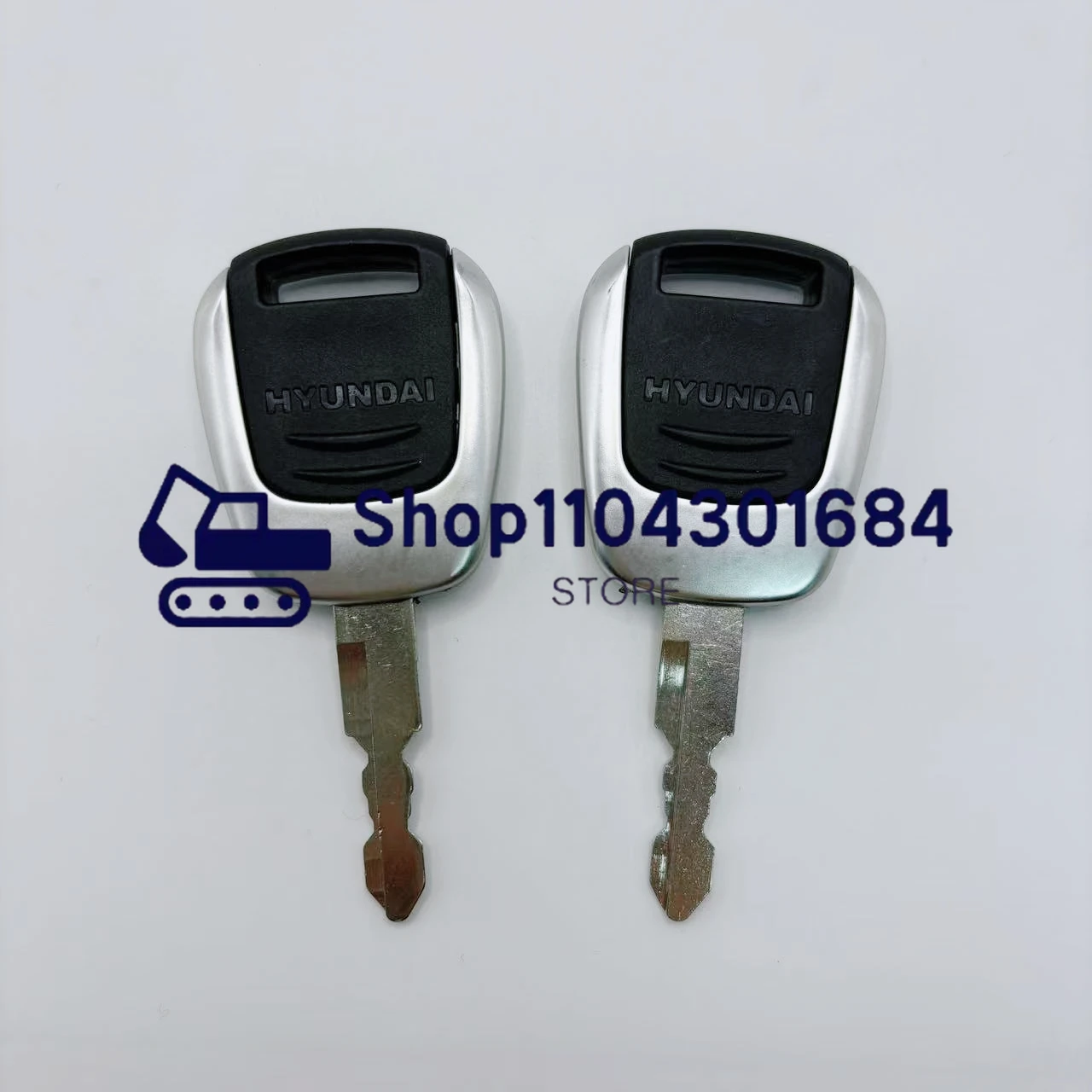 2 PCS Modern Excavator 60 / 80 - Heavy Equipment Key Ring recension och pris