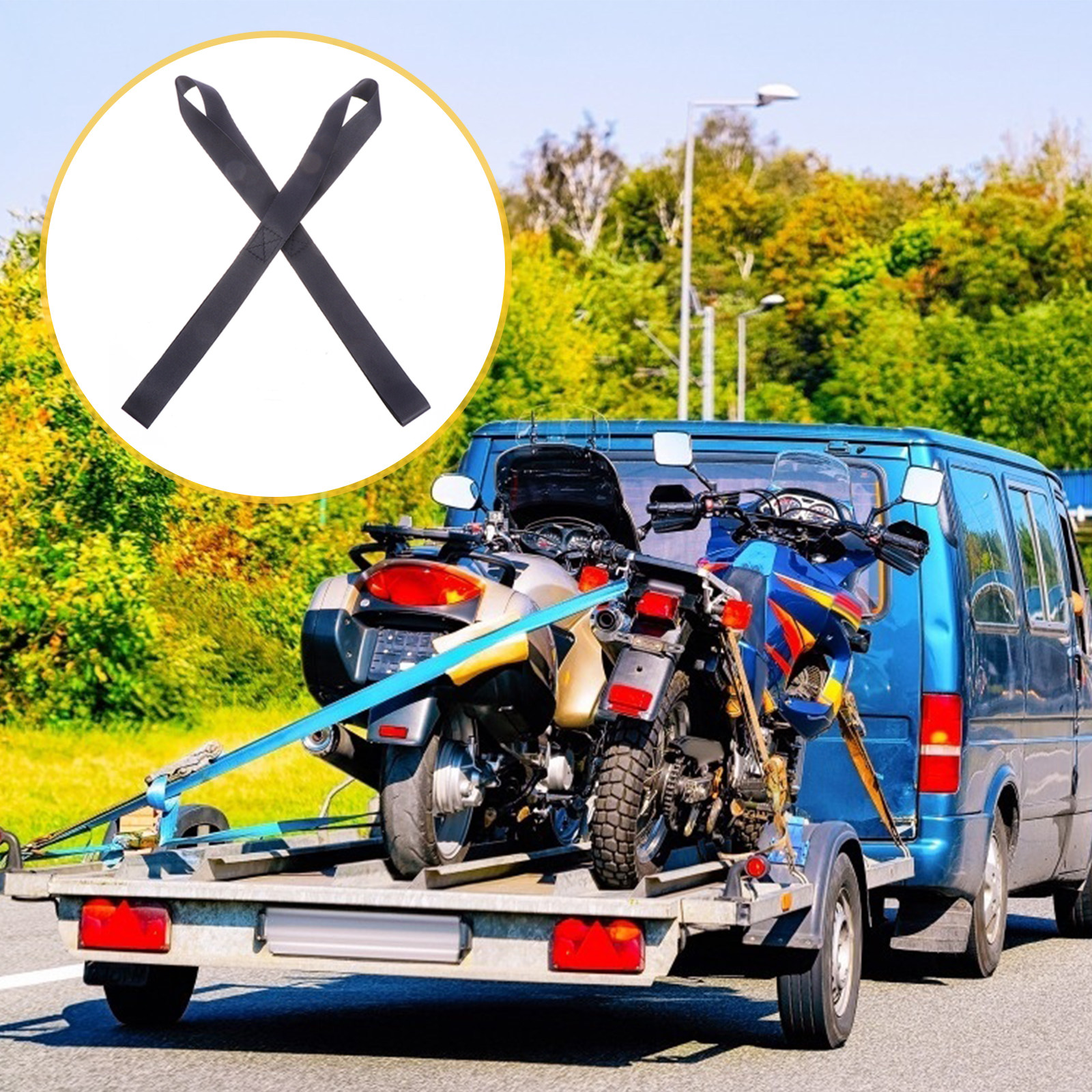 8Pcs Heavy Duty Loop Tie Down  - Heavy Equipment Hauling recension och pris