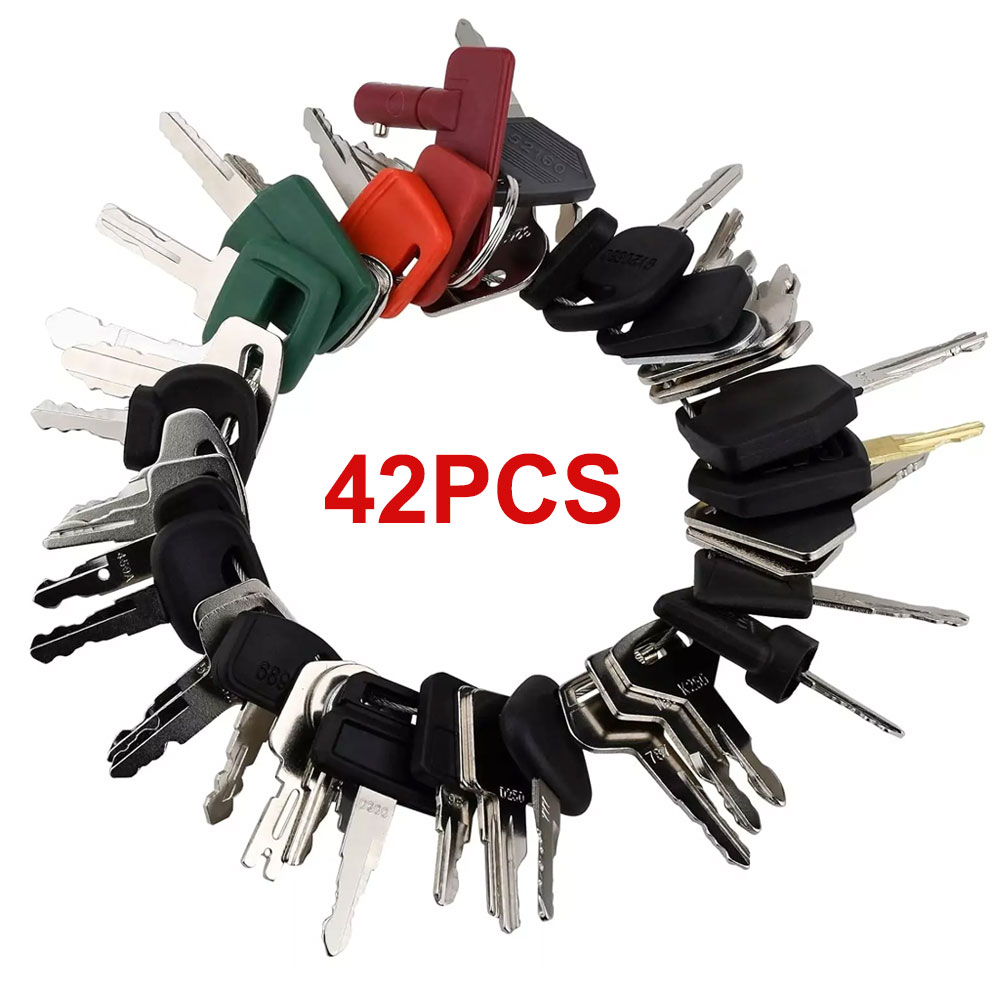 42 Keys Heavy Equipment Constr - Heavy Equipment Key Ring recension och pris