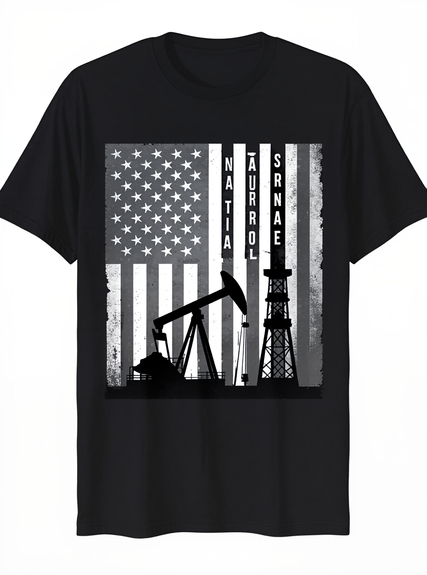 Unisex Vintage Industrial Oilf - Heavy Equipment Drilling Rig recension och pris