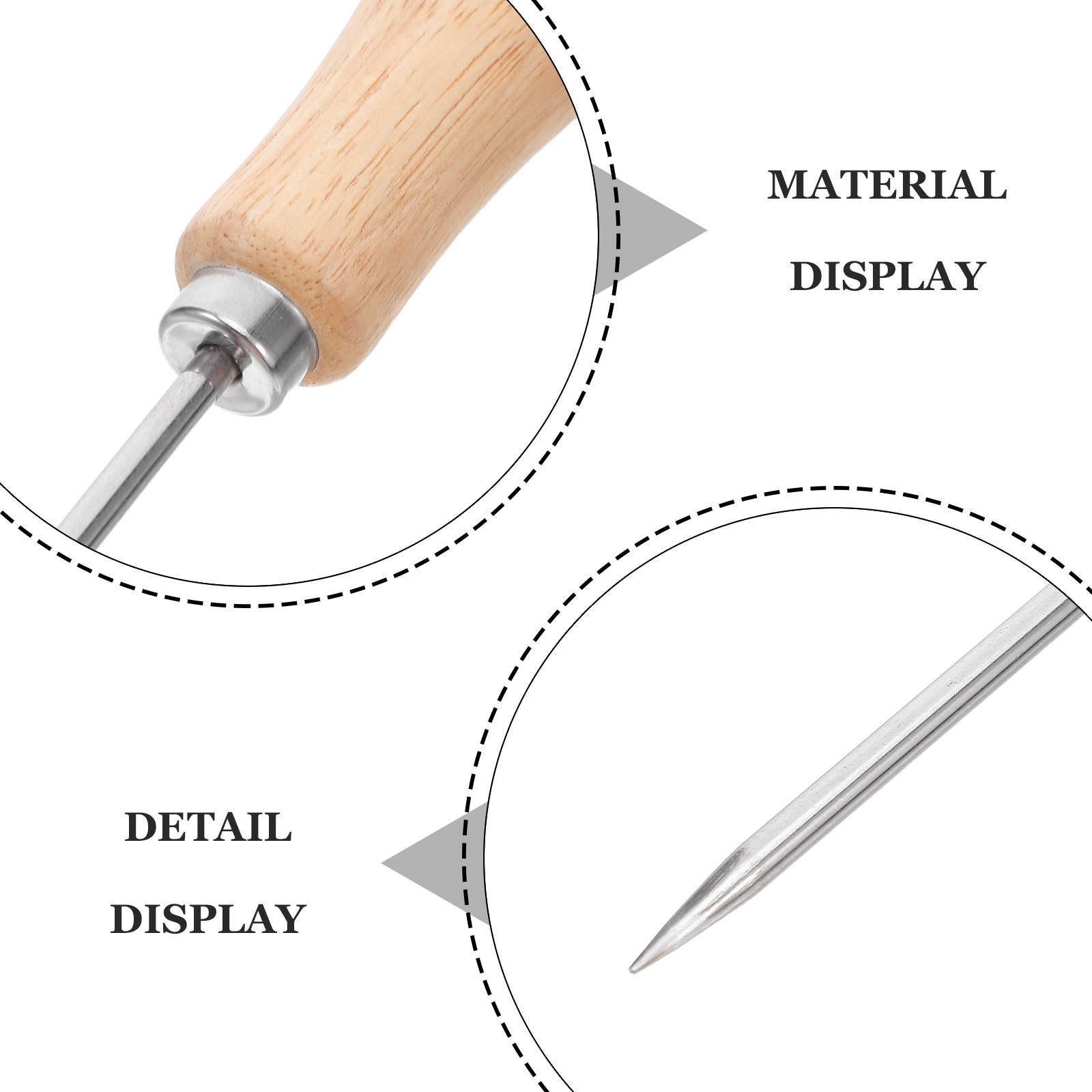 Wood Handle Ice Pick Stainless - Heavy Equipment Kitchen recension och pris