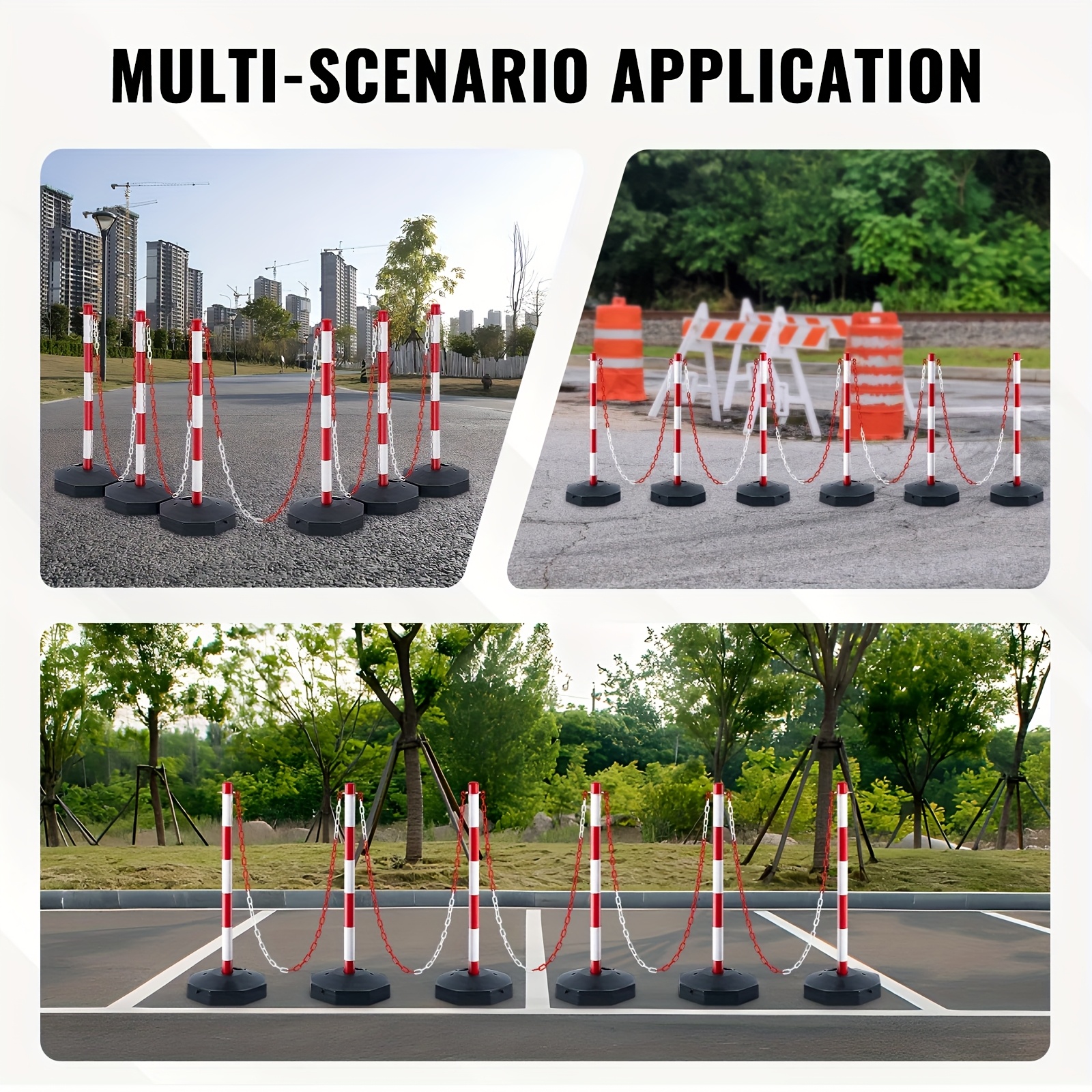 6 Pieces of Traffic Marking Wa - Road Traffic Cone recension och pris