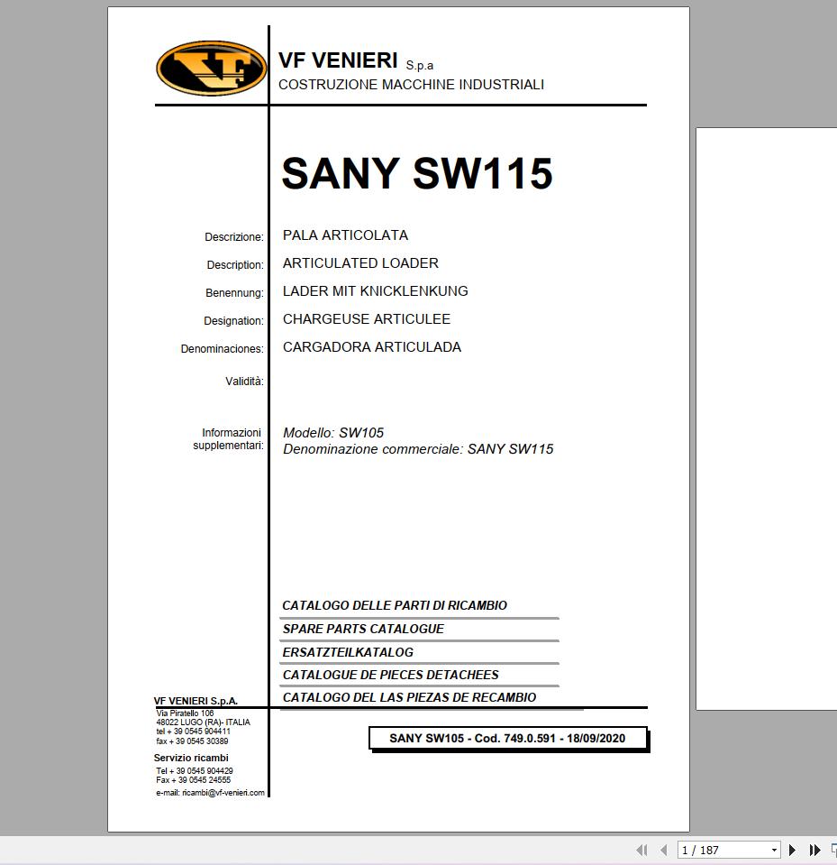 SpecDiag Sany Heavy Equipment  - Heavy Equipment Pdf recension och pris