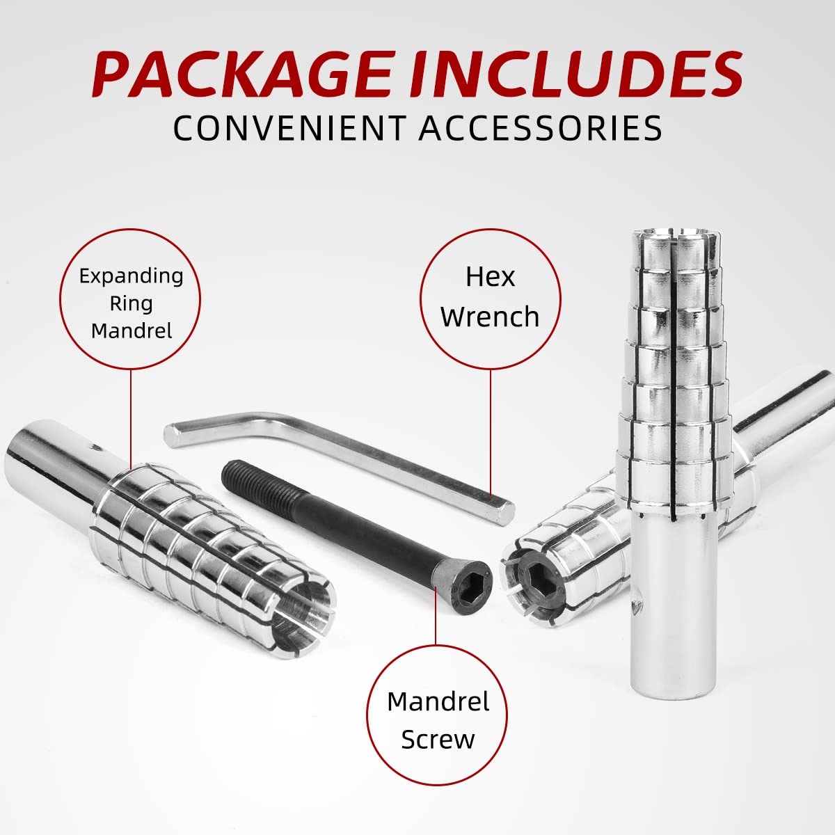 Expanding Stainless Steel Ring - Heavy Equipment Key Ring recension och pris