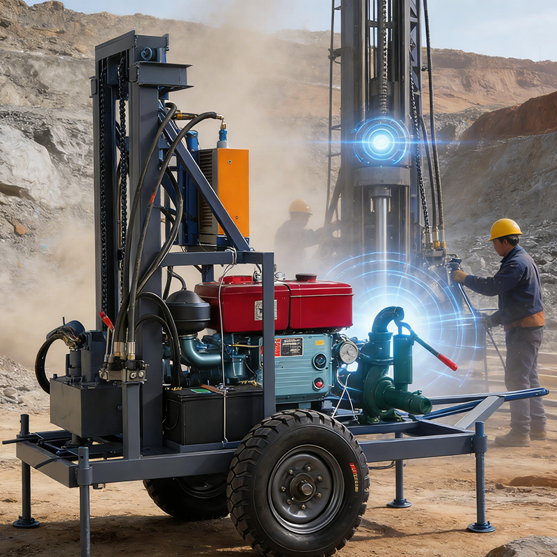 Water Well Drilling Rig Portab - Heavy Equipment Drilling Rig recension och pris