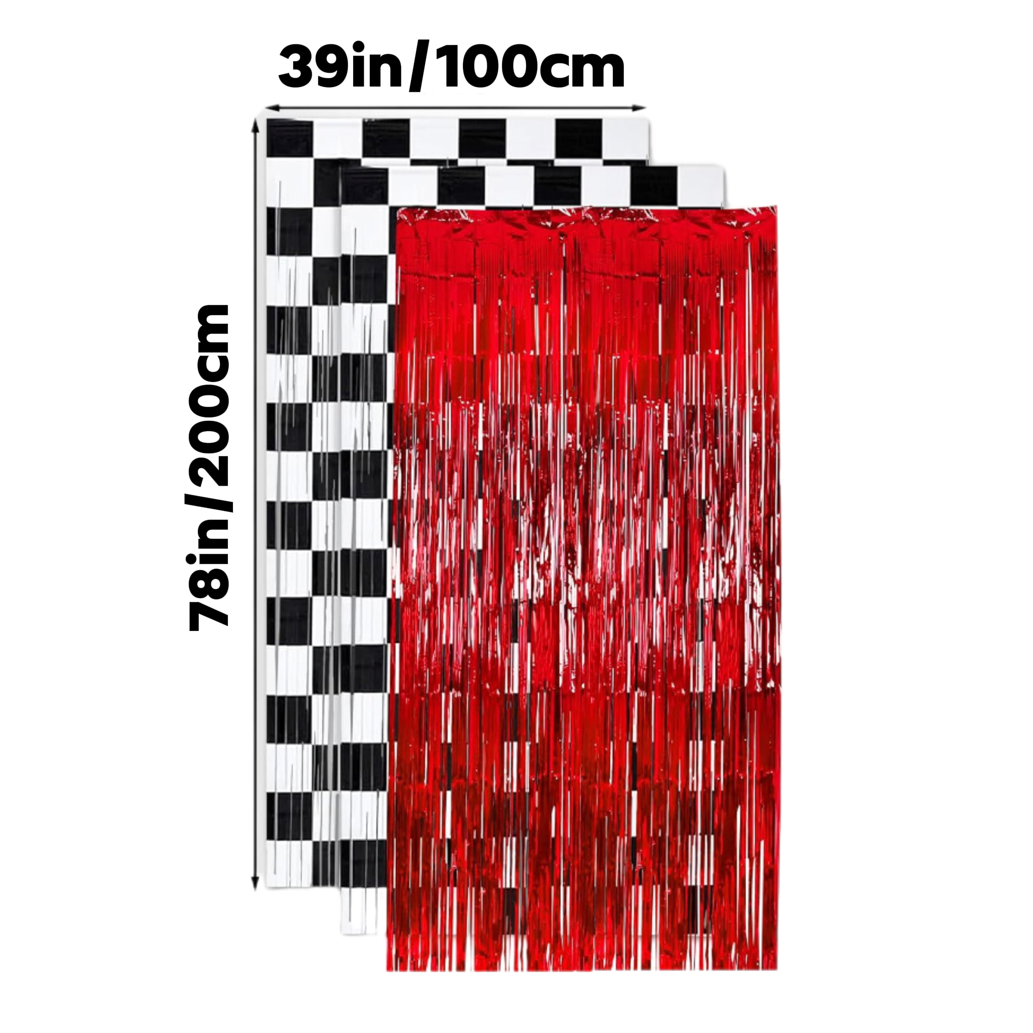 3Pcs Racing Cars Foil Fringe S - Road Traffic Cone recension och pris