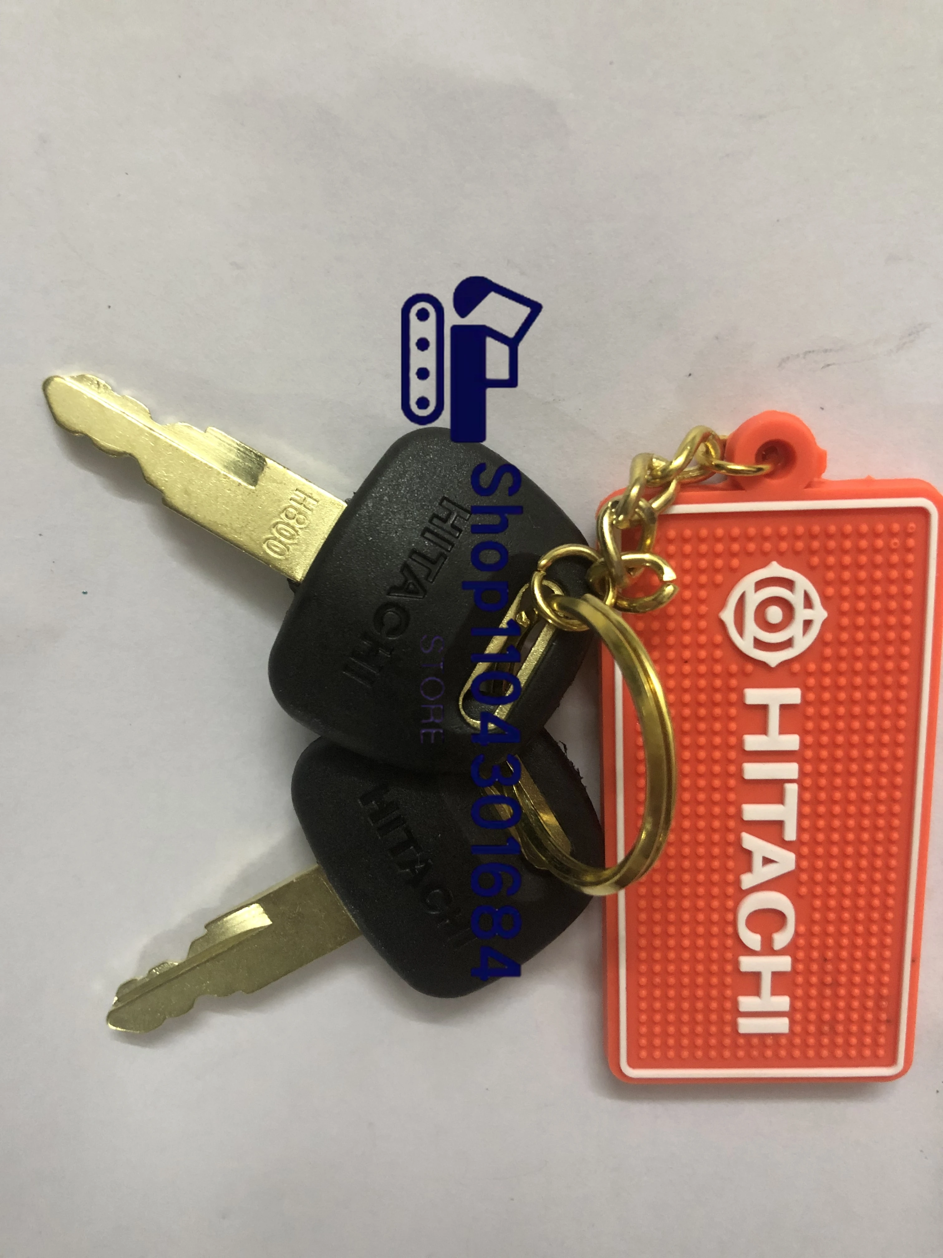 2pcs H800 Excavator Ignition K - Heavy Equipment Key Ring recension och pris