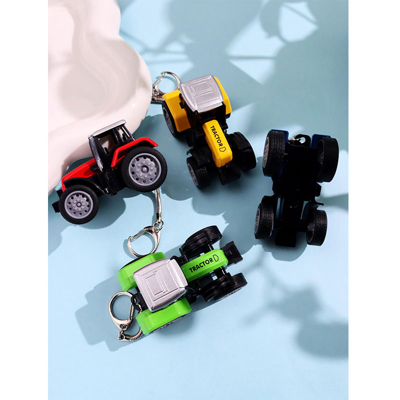 Funny Creative Colorful Resin  - Heavy Equipment Key Ring recension och pris