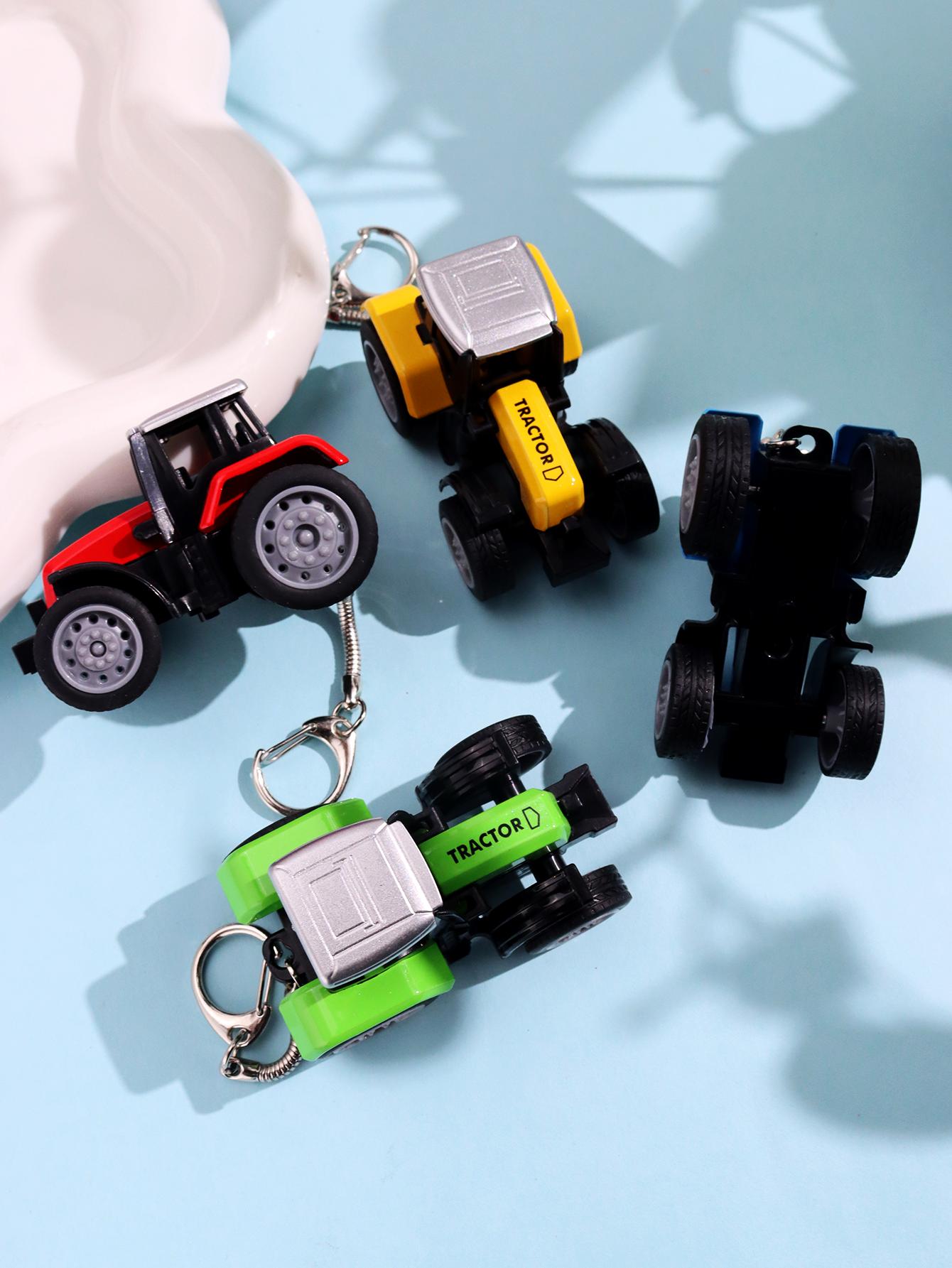 Funny Creative Colorful Resin  - Heavy Equipment Key Ring recension och pris