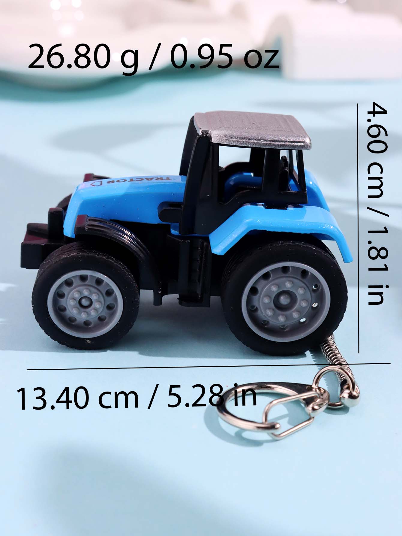 Funny Creative Colorful Resin  - Heavy Equipment Key Ring recension och pris