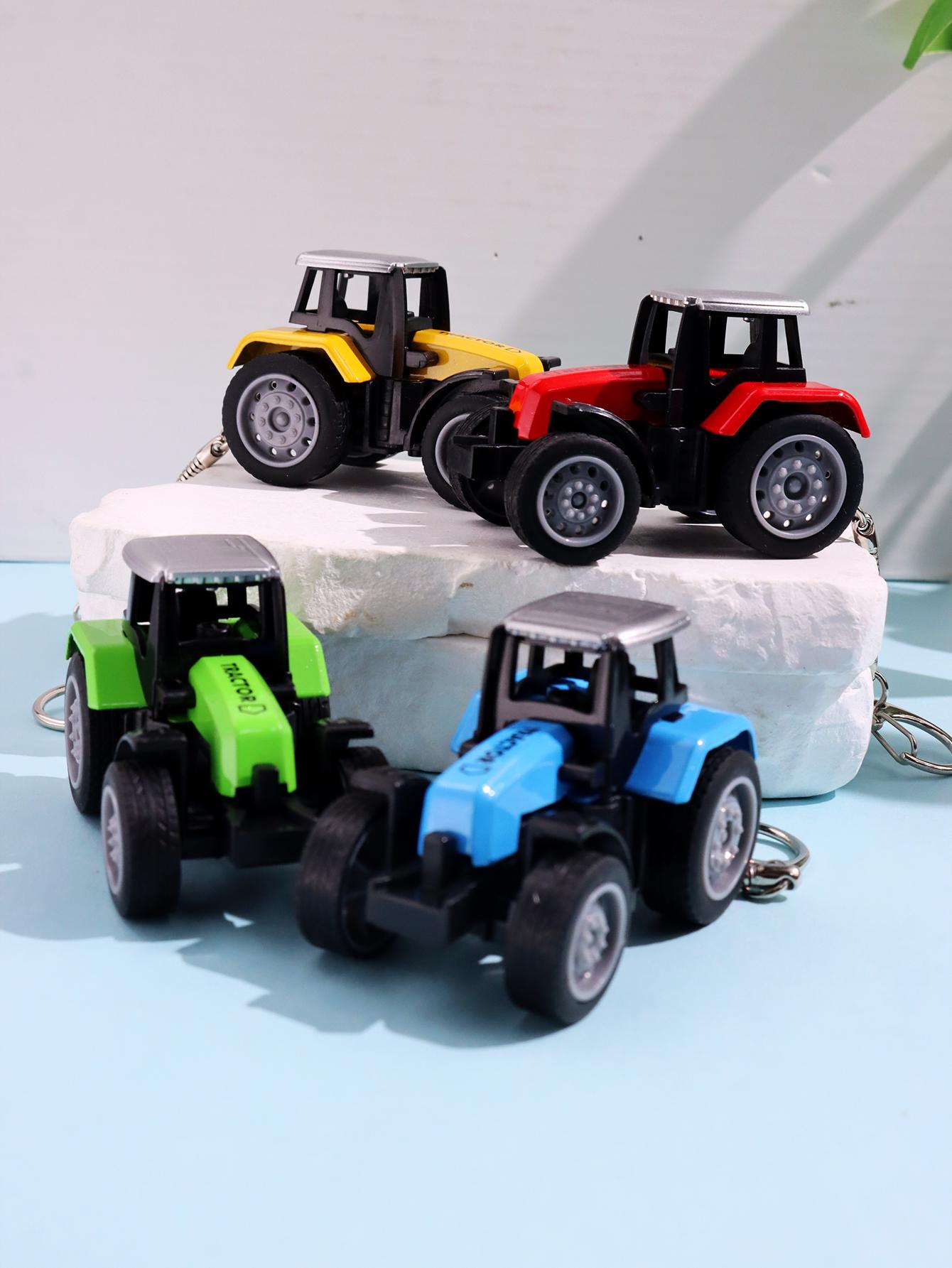 Funny Creative Colorful Resin  - Heavy Equipment Key Ring recension och pris
