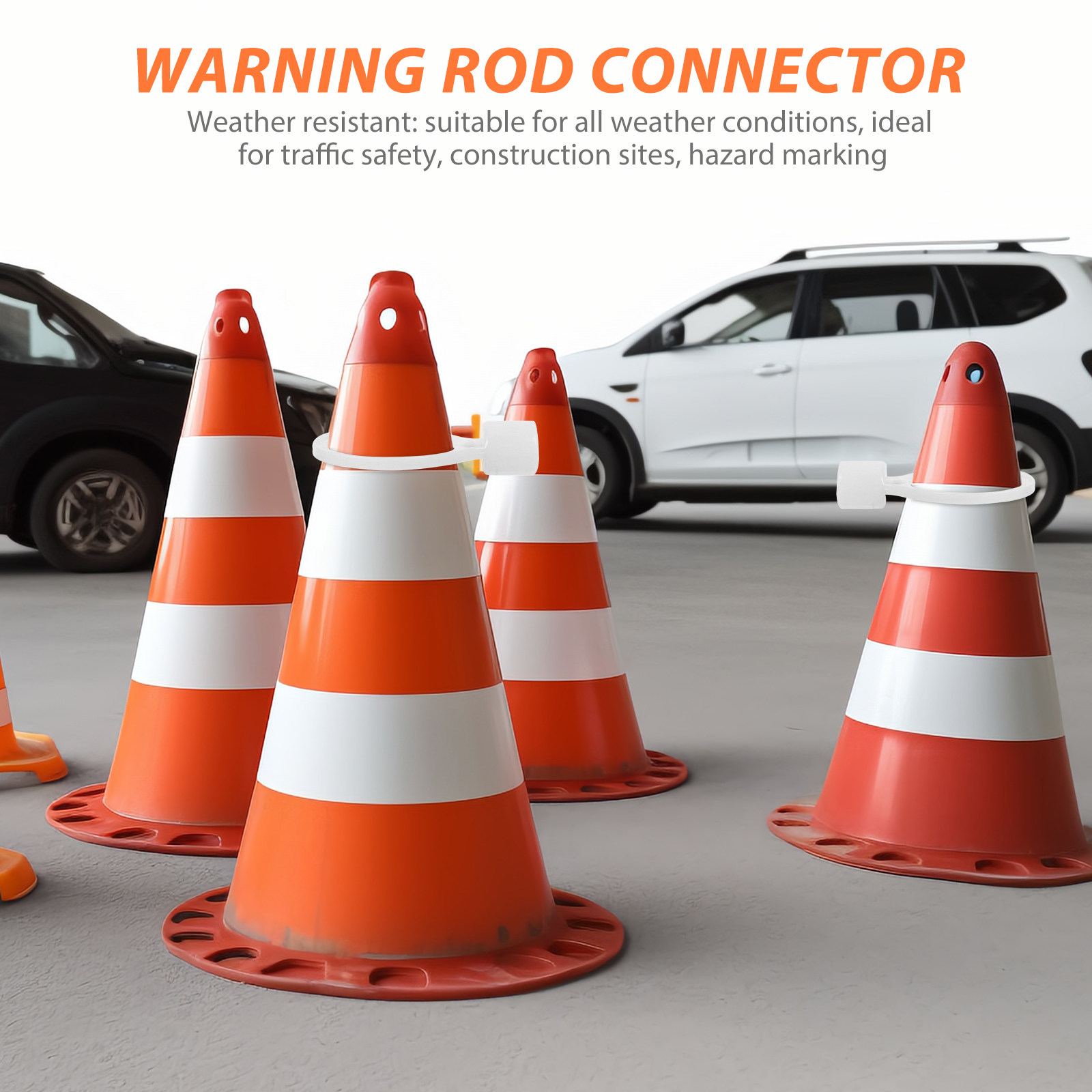 6Pcs Safety Cone Connectors Fl - Road Traffic Cone recension och pris