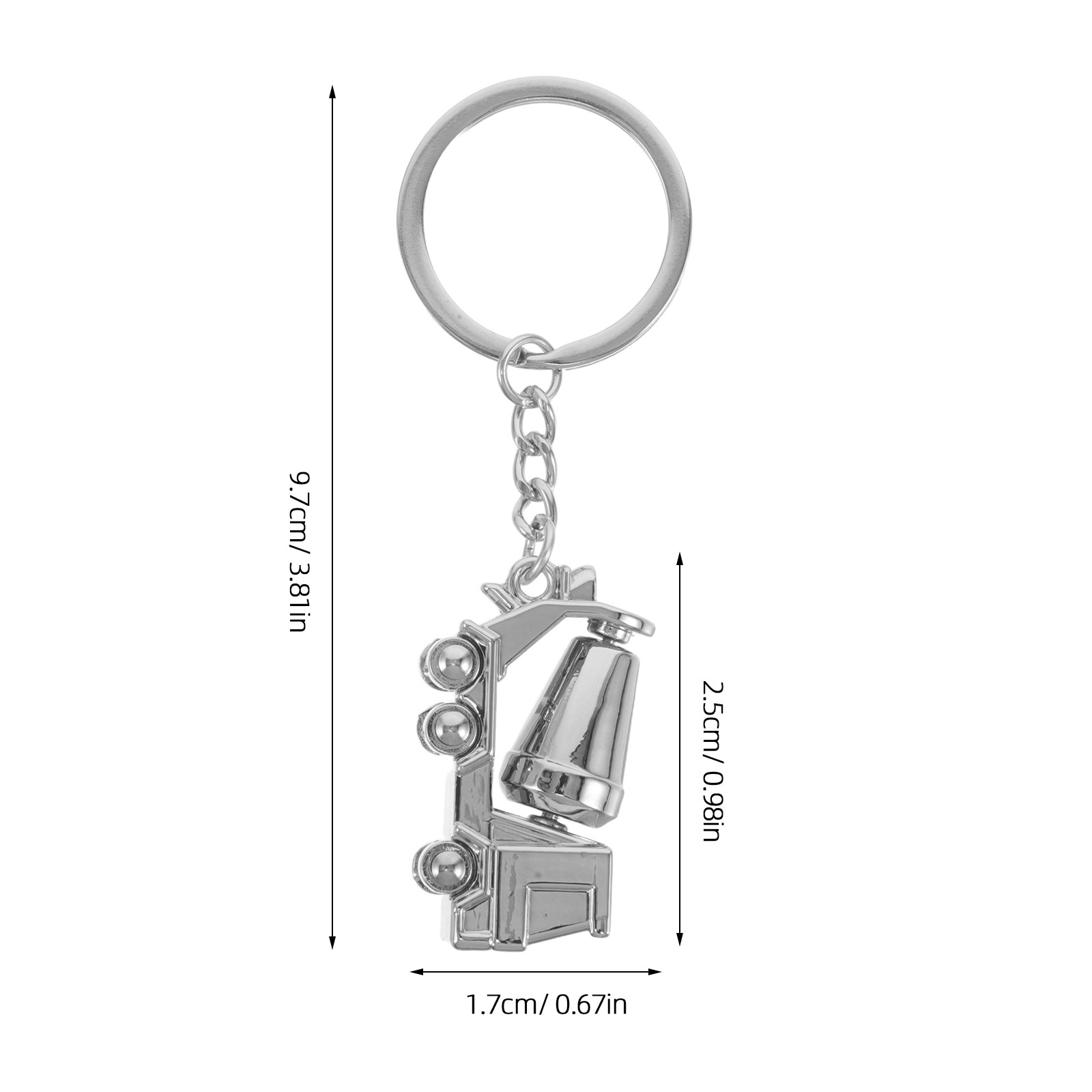 Alloy Mixer Truck Keychain 3D  - Heavy Equipment Key Ring recension och pris