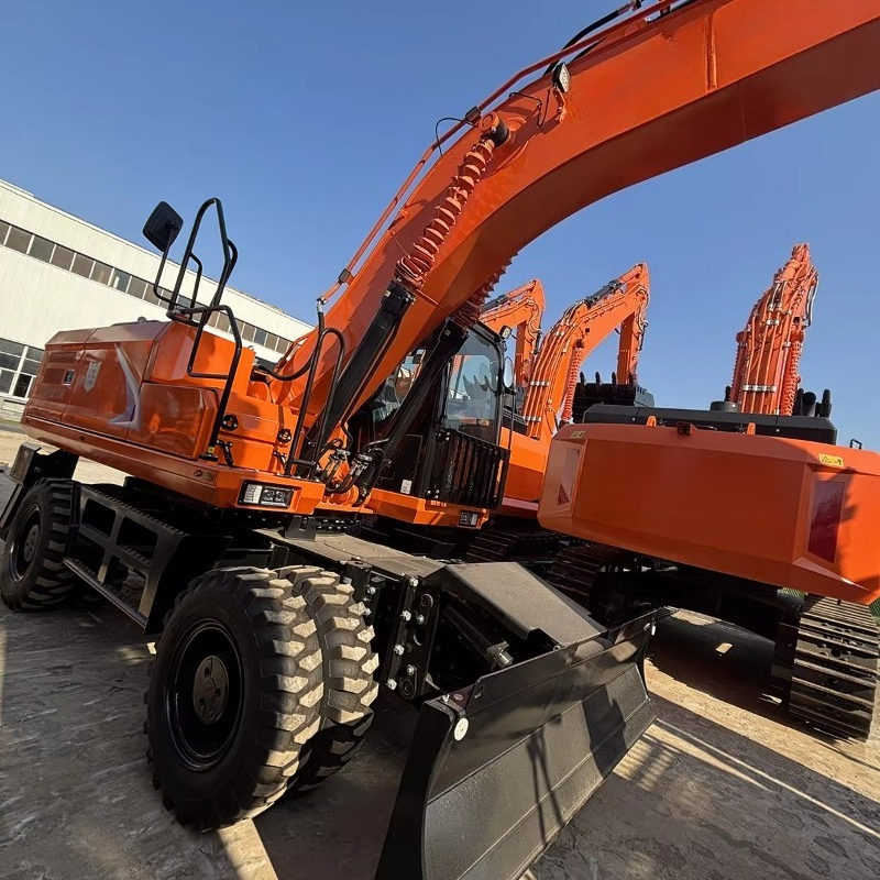 Durable Wheel Mounted Excavato - Heavy Equipment Construction recension och pris