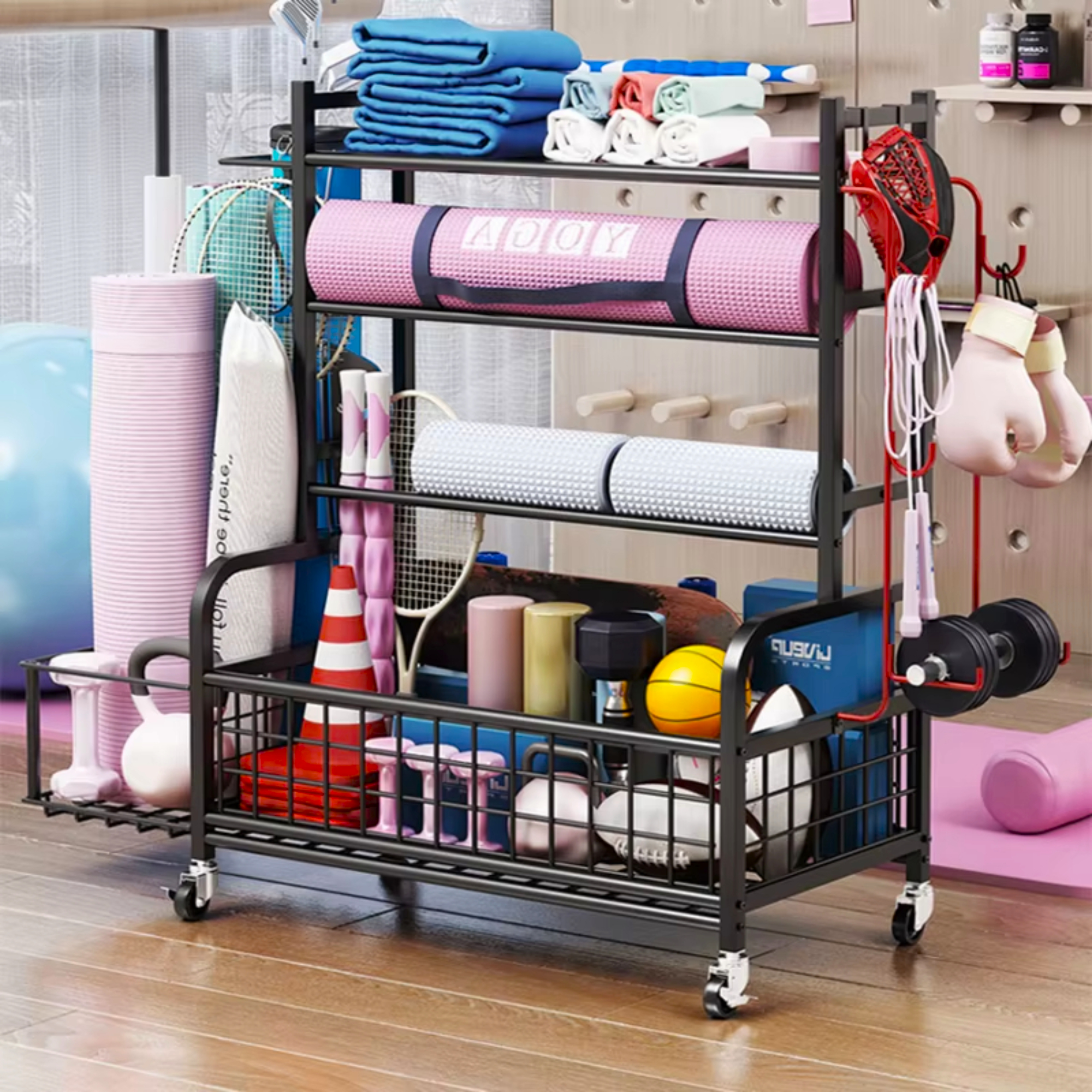 Blacksmith 4 Tier Storage Rack - Heavy Equipment Kitchen recension och pris
