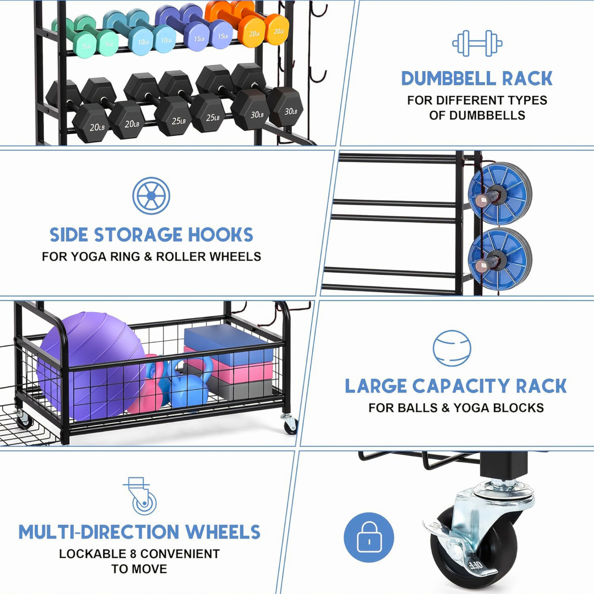 Blacksmith 4 Tier Storage Rack - Heavy Equipment Kitchen recension och pris