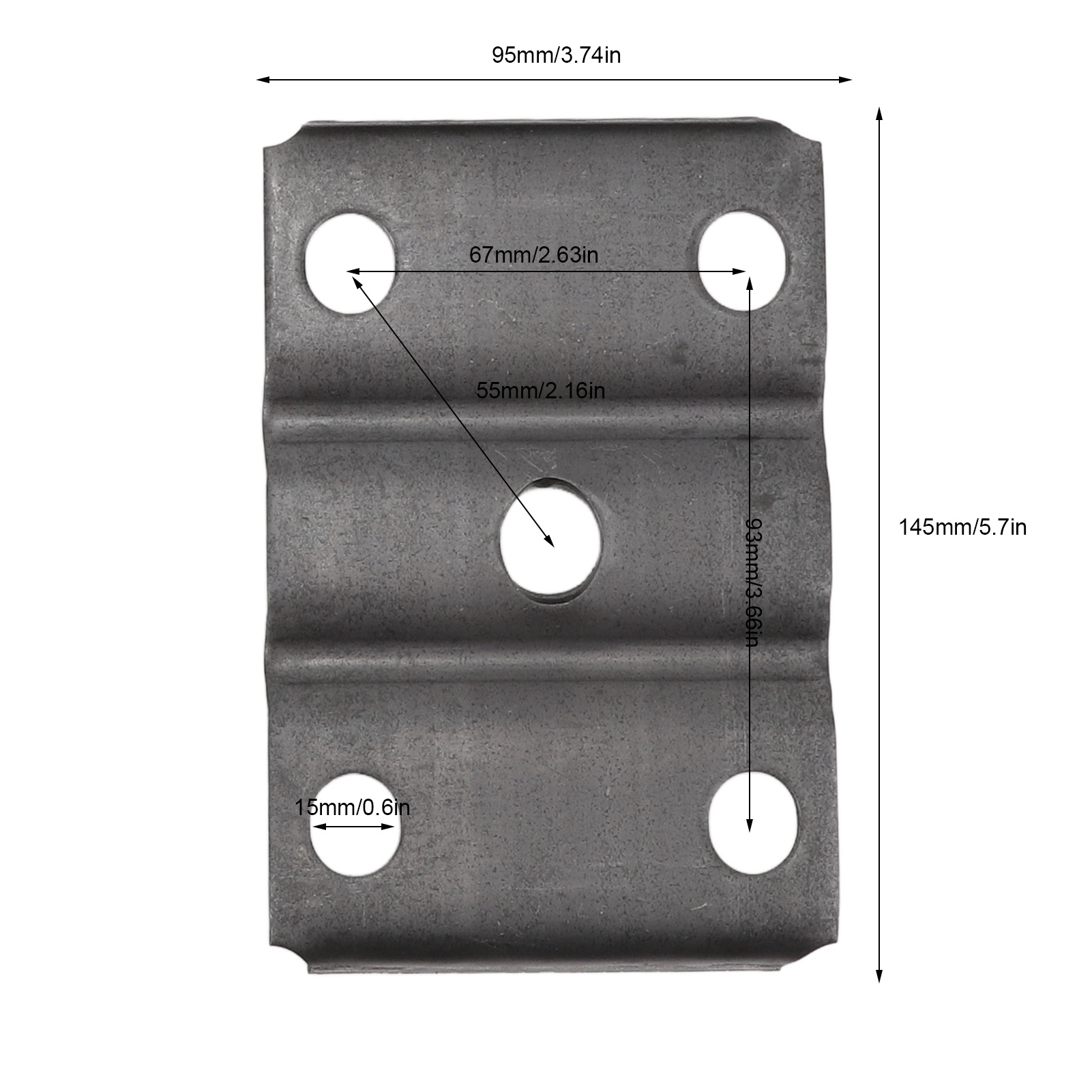 3 Inch 5200 to 7000lb U Bolt K - Heavy Equipment Hauling recension och pris