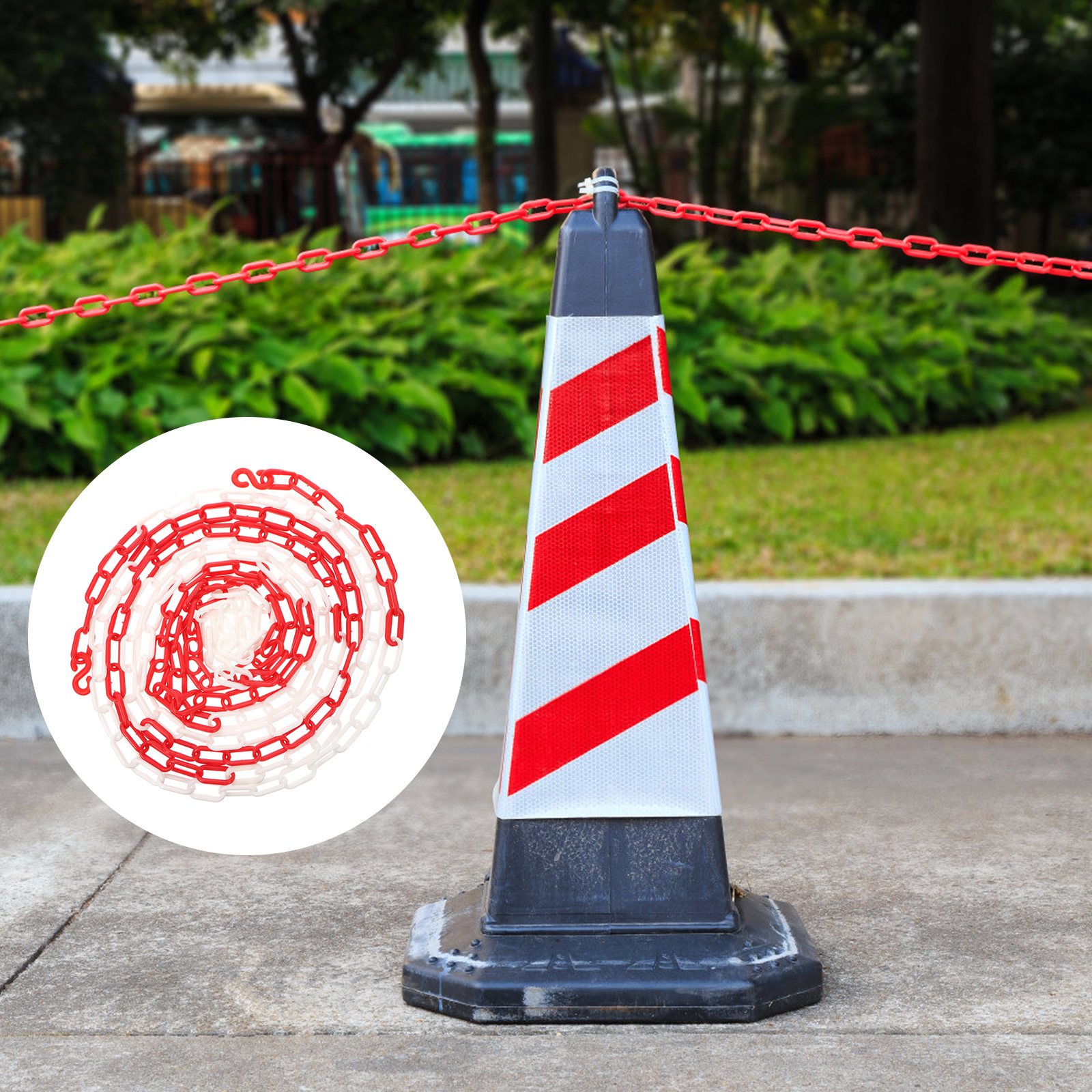 5M Plastic Safety Chain Road C - Road Traffic Cone recension och pris