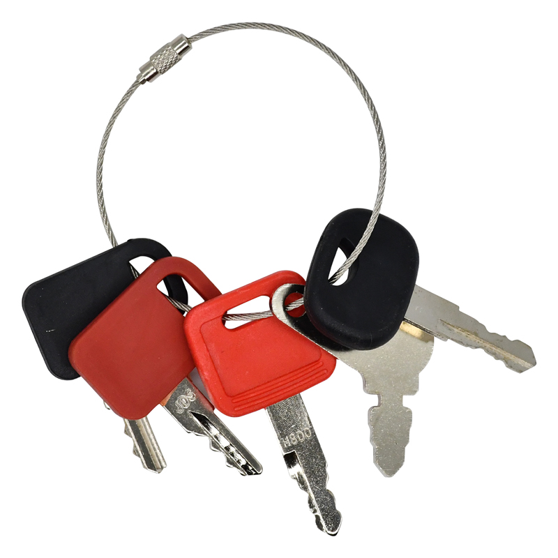 New 5Pcs Heavy Equipment Ignit - Heavy Equipment Key Ring recension och pris