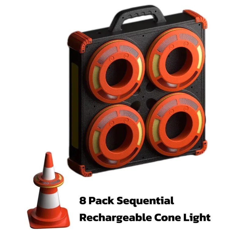 8 Pack Portable Road Cones wit - Road Traffic Cone recension och pris