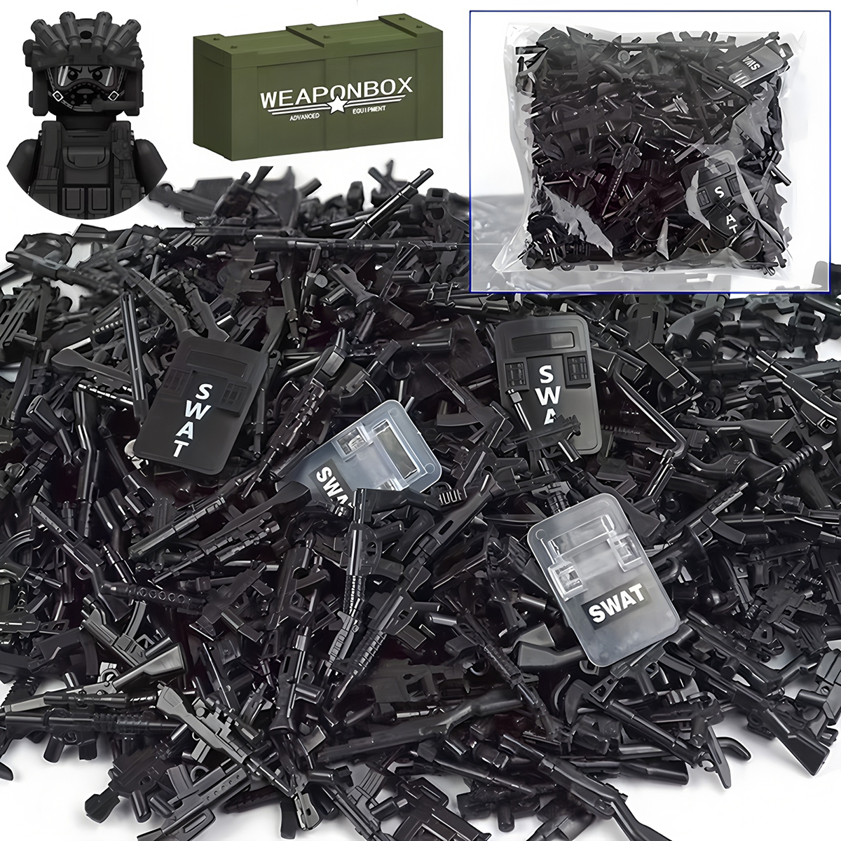 Army Soldier Police SWAT Milit - Heavy Equipment Construction recension och pris
