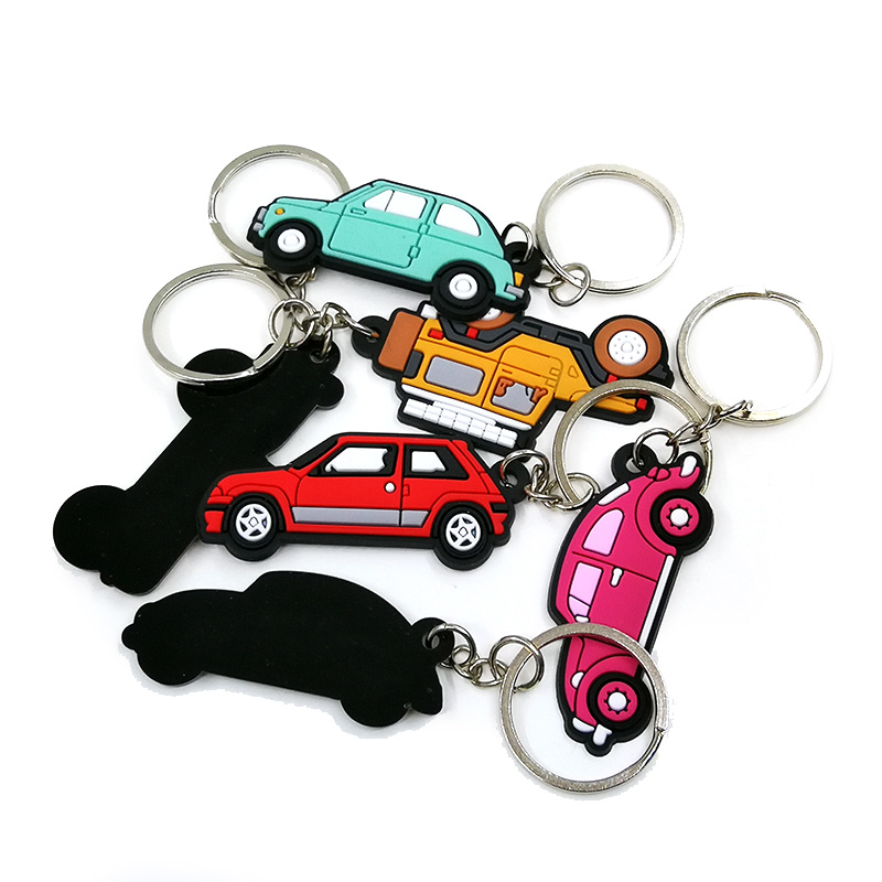 1PCS PVC Key Ring 6 Colors of  - Heavy Equipment Key Ring recension och pris
