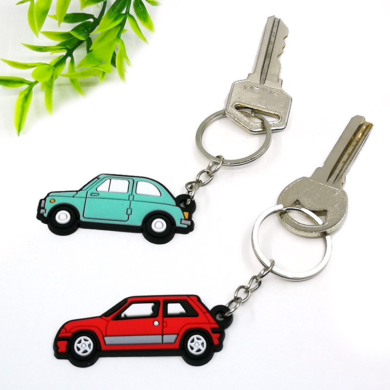 1PCS PVC Key Ring 6 Colors of  - Heavy Equipment Key Ring recension och pris